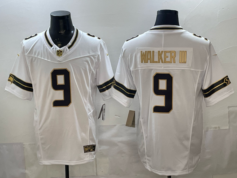 Men Seattle Seahawks #9 Walker iii white Nike Limited 2026 NFL Jersey 003001